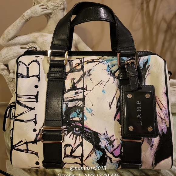 L.A.M.B. Handbags - L.A.M.B. Gwen Stefani Lamb For Life Walderston Signature Satchel Luxury Bag #536